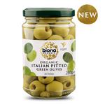 Picture of  Organic Pitted Green Olives in Brine