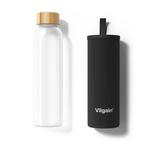 Picture of  600ml Glass Water Bottle With Thermo Sleeve