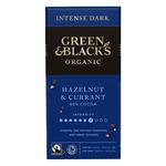 Picture of Hazelnuts & Currants Dark Chocolate 60% FairTrade, ORGANIC