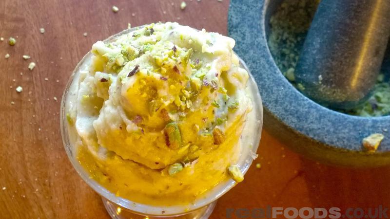 Raw Vegan Banana Pistachio Crunch Ice Cream Recipe