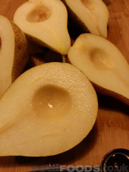 Saffron Poached Pears