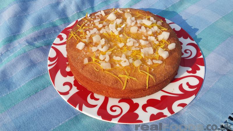Gluten Free Lemon Polenta Cake Recipe