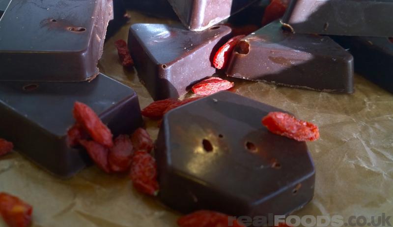 Raw Vegan Goji Berry Chocolates Recipe