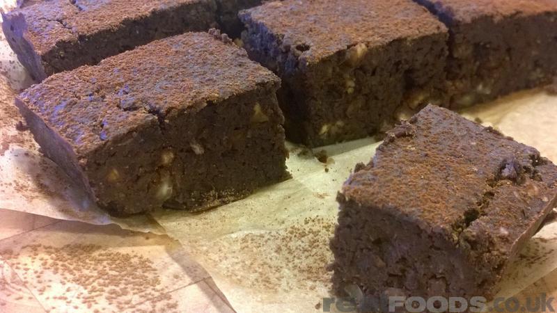 Flourless Aduki Beans and Toasted Hazelnuts Brownies Recipe