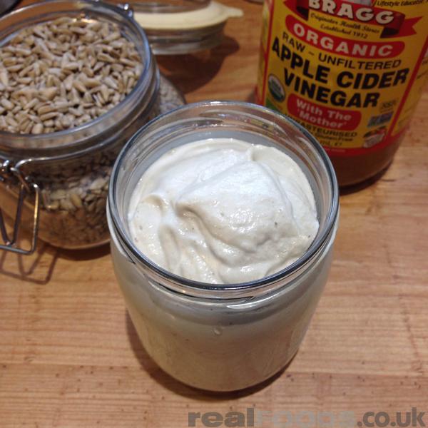 Raw Vegan Fermented Sour Cream Dressing Recipe