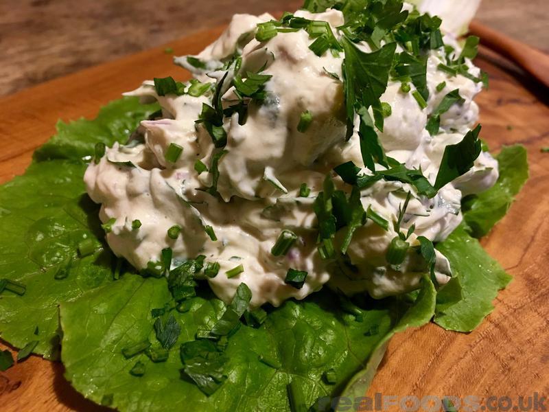 Raw Vegan Avocado Faux Egg Salad Recipe