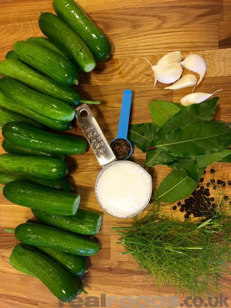 Naturally Fermented Cucumber Pickles Recipe