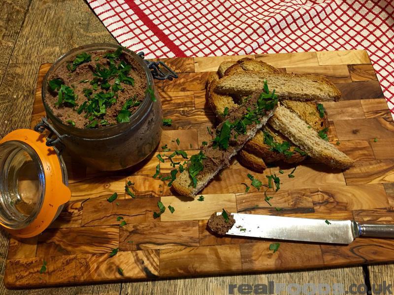 French Mushroom Lentil Paté - Vegetarian Foie Gras