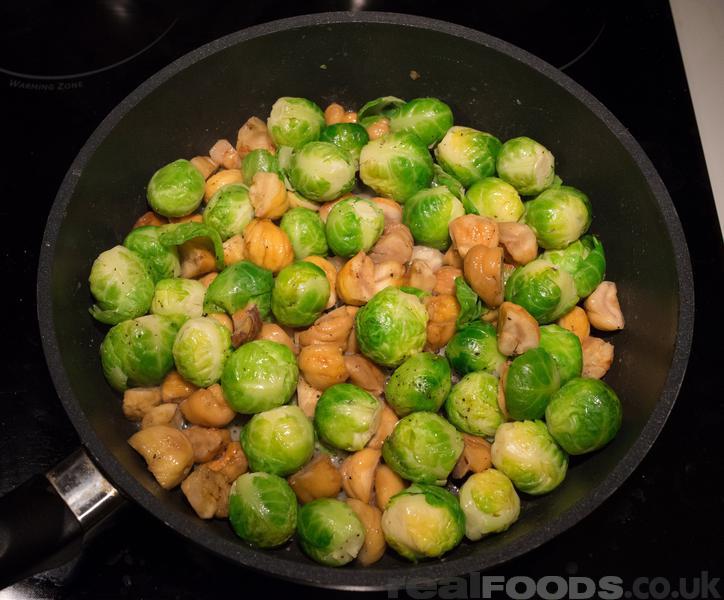 Maple Glazed Brussels Sprouts And Chestnuts Recipe