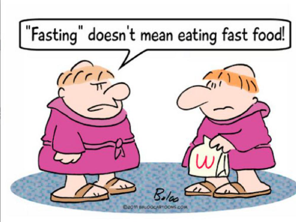 fasting cartoon