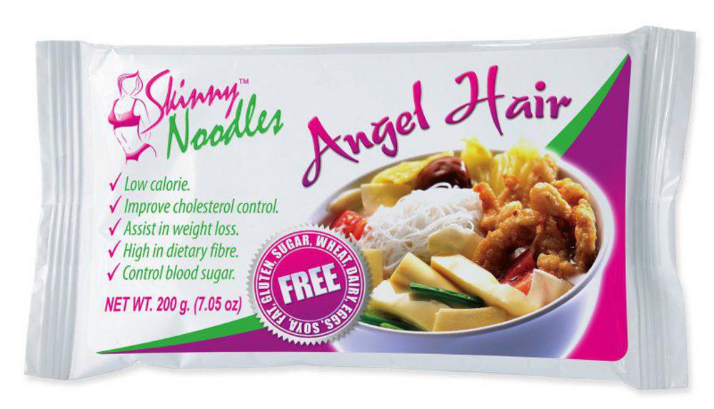 glucomannan angel hair skinny noodles
