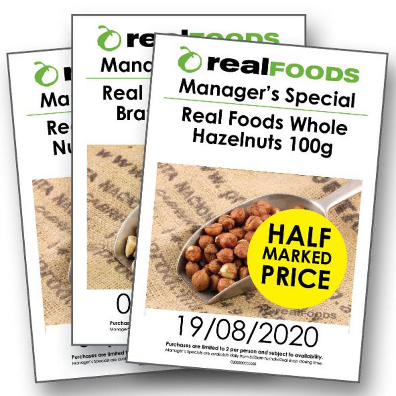 Real Foods Managers Specials