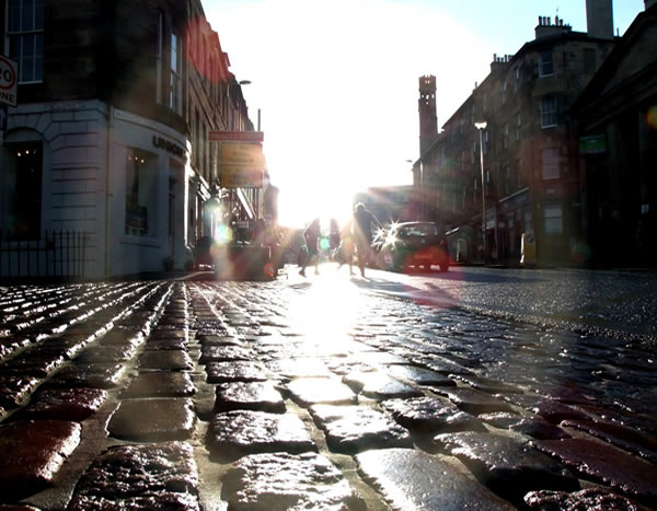 Cobbled streets