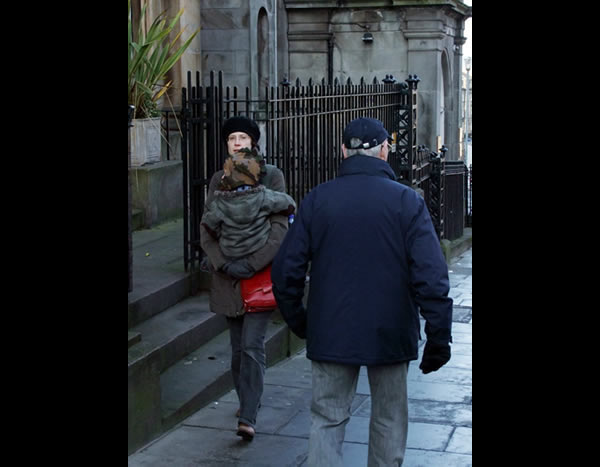 People walking on Broughton Street