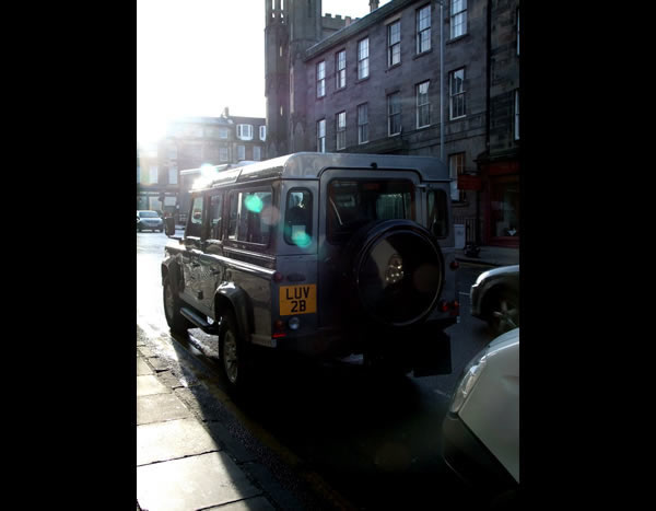 Traffic on Broughton Street