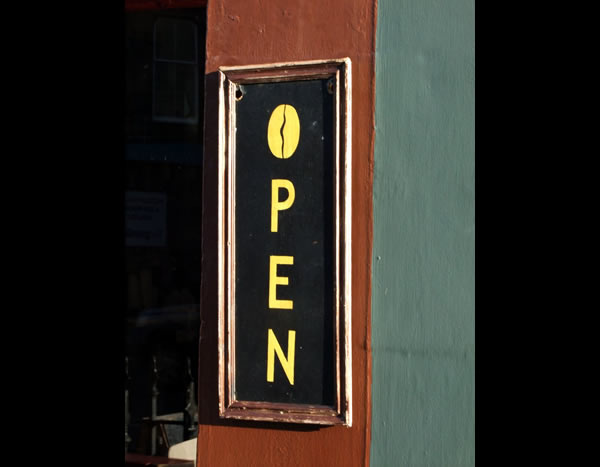 Open door sign